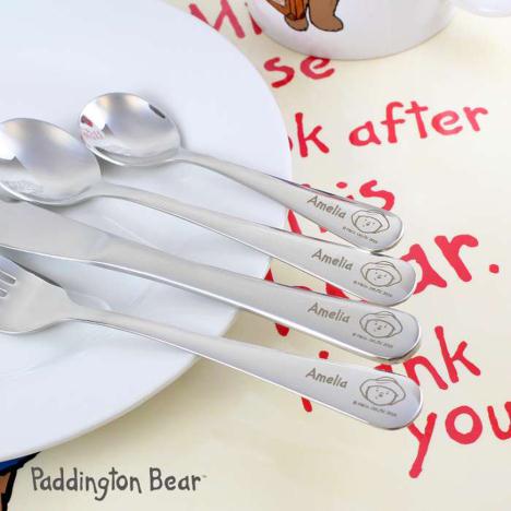 Personalised Paddington Bear Cutlery Set Extra Image 2
